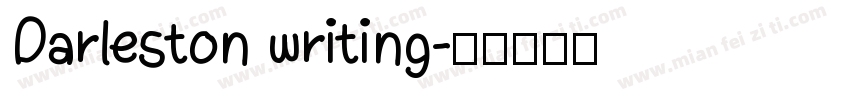 Darleston writing字体转换
